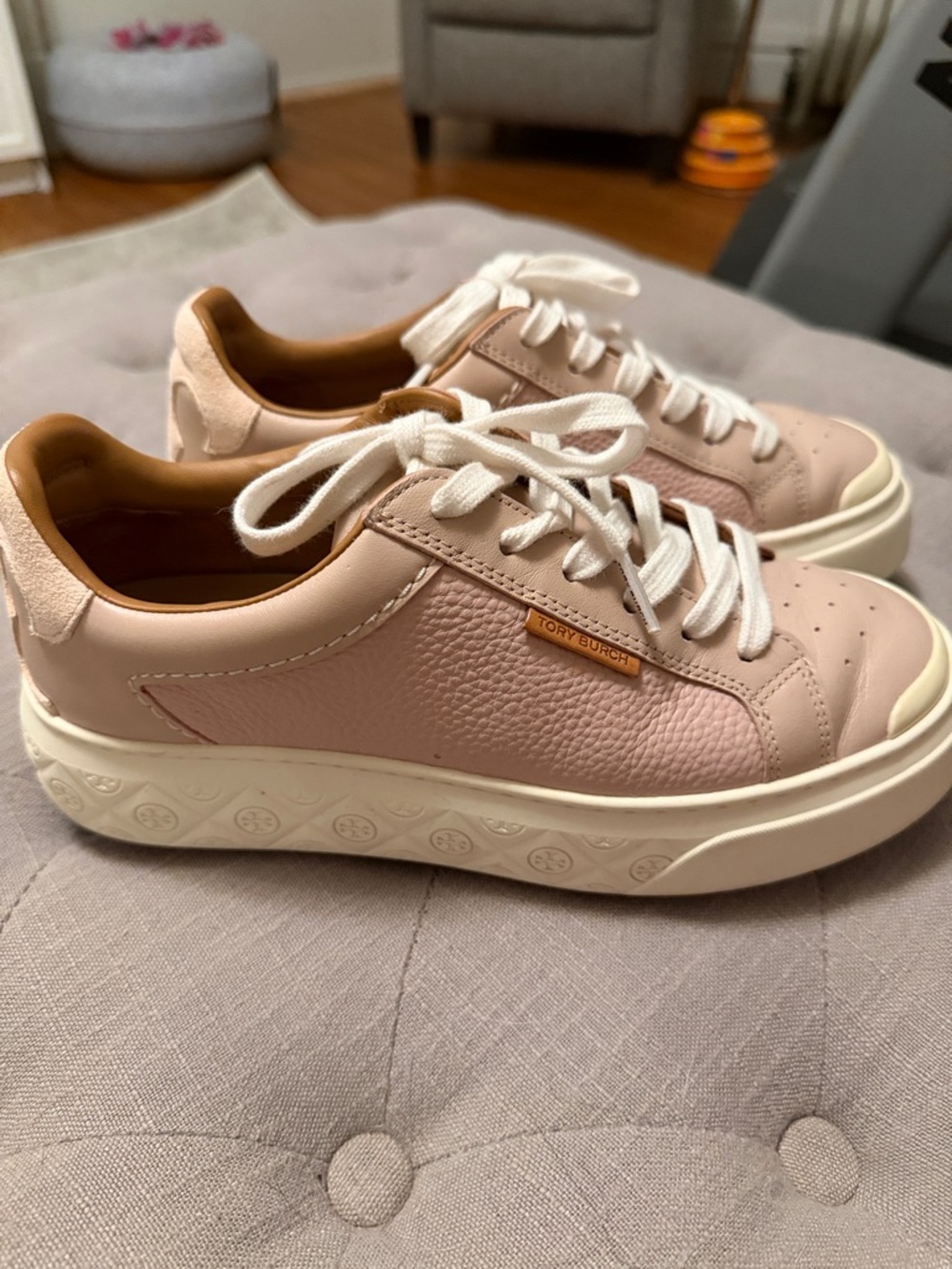 Tory Burch Pink Ladybug sneaker - Picture 2 of 7